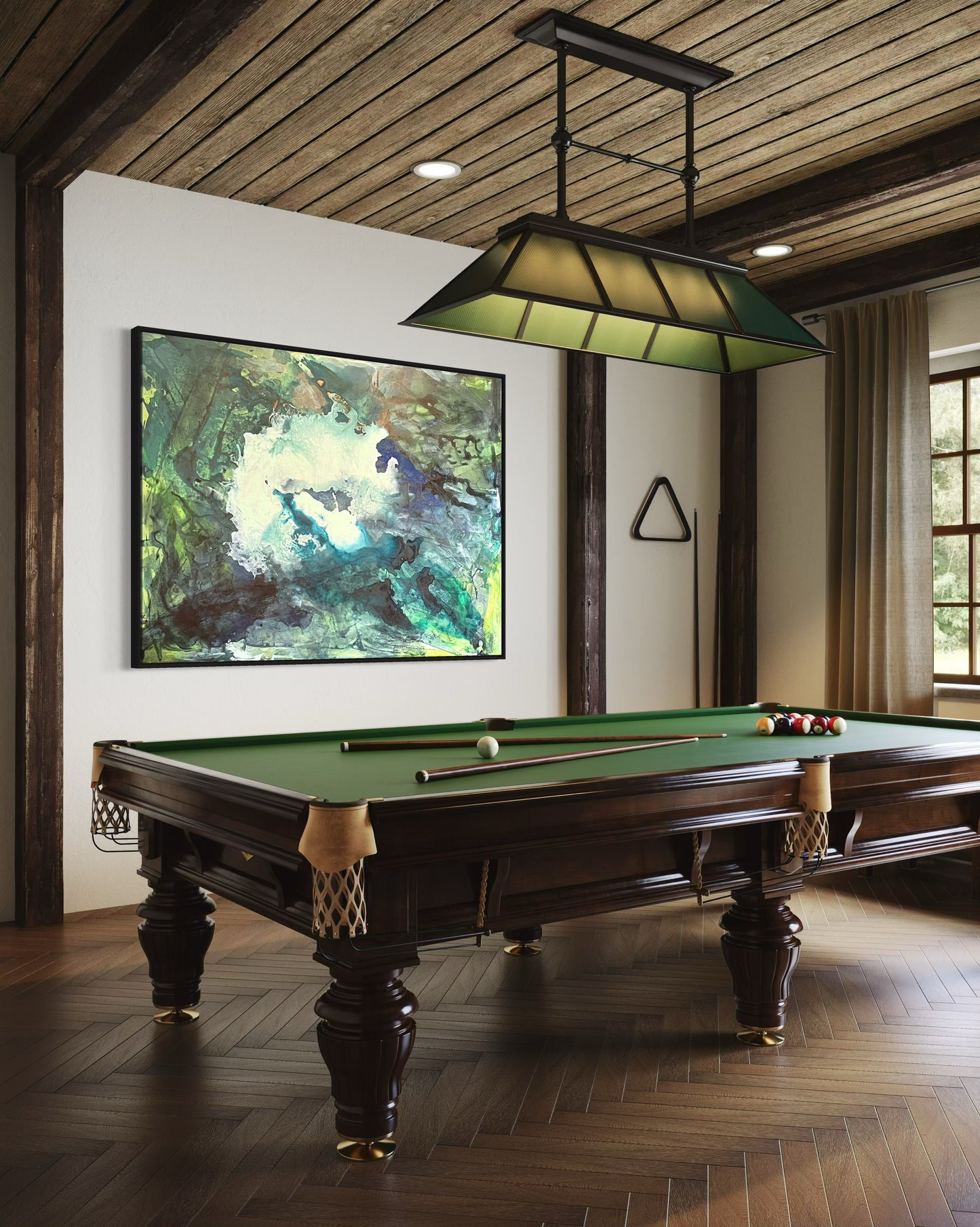 Swimming Hole, 30"x40" original acrylic painting