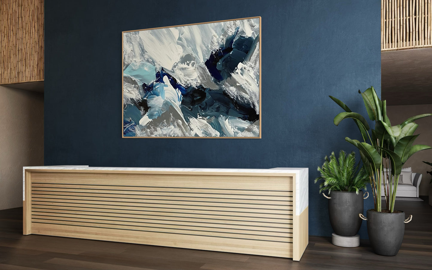 Crushed Ice, 36"x48" Original Painting