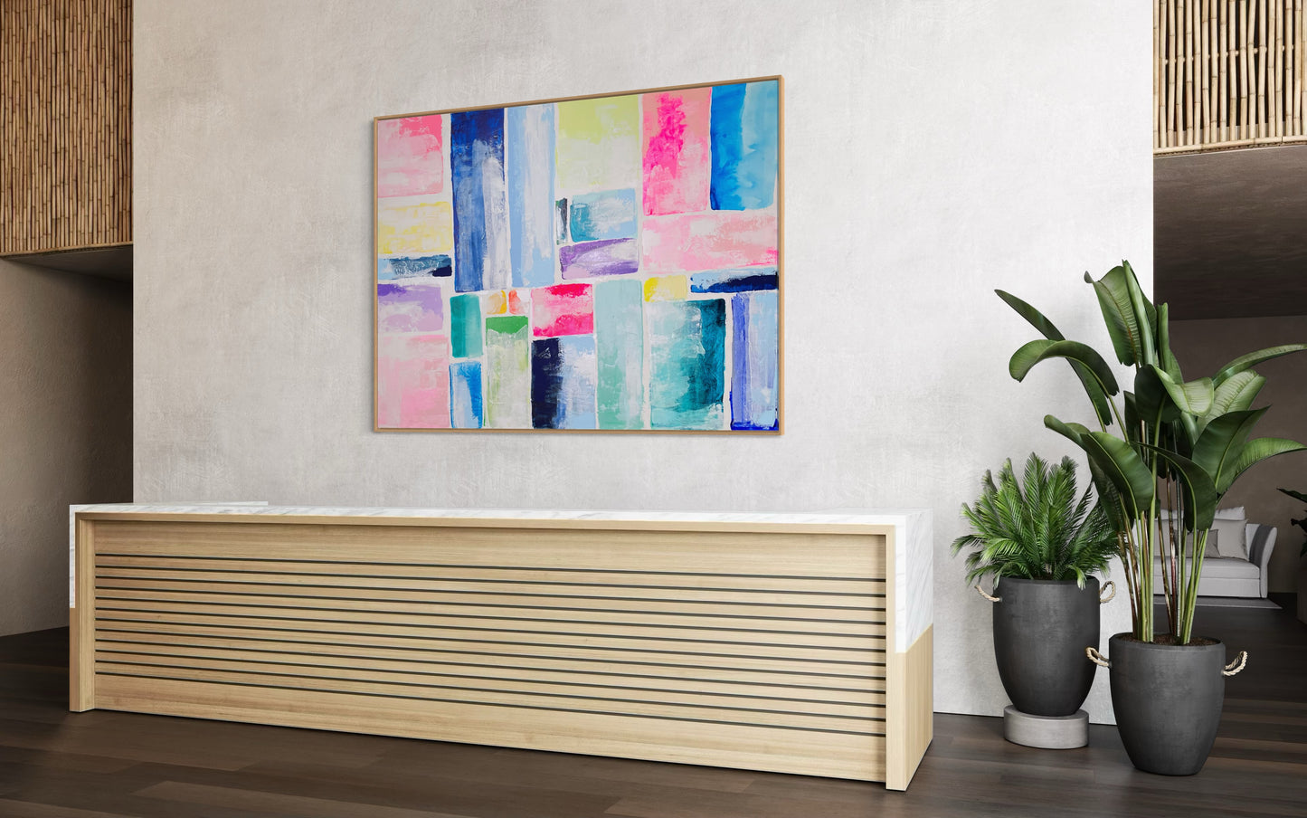 Candy Rush, 36"x48" Large Vibrant Abstract Art