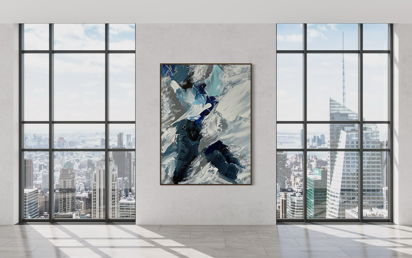 Crushed Ice, 36"x48" Original Painting